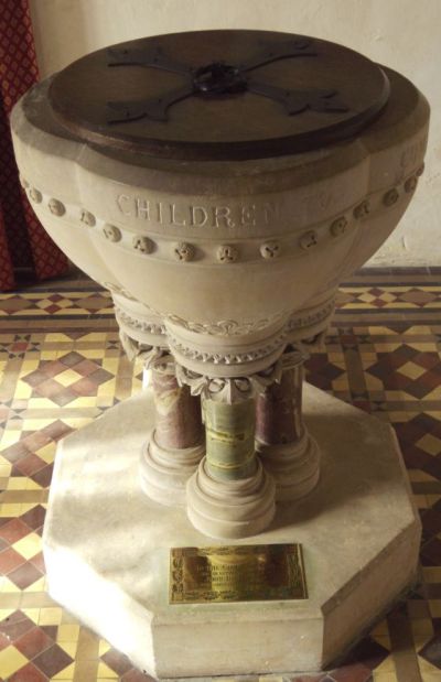 The Victorian font in current use - photo Tony Foster