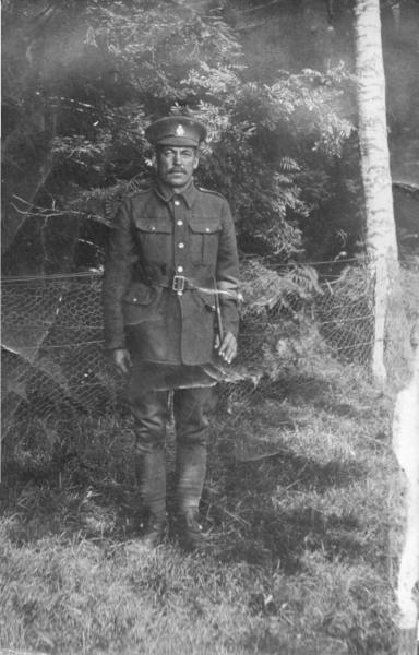 James (Jimmy) Bateson in WW1 uniform
